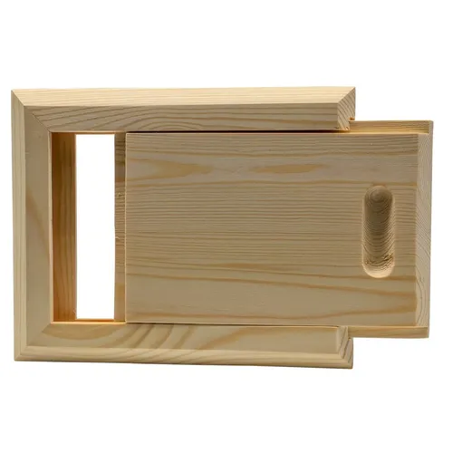 Sauna Abluftschieber Lüftungsgitter Abluftgitter 22 x 17,5 cm Lüftungsschieber