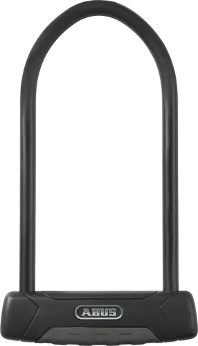 ABUS Granit Plus 470 Fahrradschloss mit Halterung - Höchster Diebstahlschutz - Fahrradschlösser mit ABUS Sicherheitslevel 12 und gehärtetem 12 mm Parabolbügel. Ideal für hochwertige Fahrräder und E-Bikes. Inklusive Halterung für einfachen Transport.