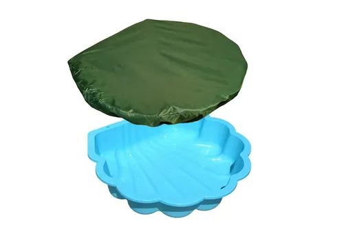 TikTakToo Sandkasten Wasser- und Sandmuschel, 2-tlg - Swimmingpools – Bietet stundenlangen Spielspaß im Freien, ideal für Kinder ab 18 Monaten, einfach zu befüllen und sofort spielbereit.