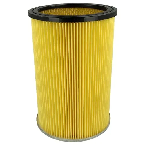 vhbw Faltenfilter Ersatz für Thomas 787115, 195118 für Staubsauger - Filter, Patronenfilter, schwarz gelb