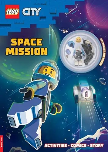 LEGO® City: Space Mission Activity Book (with astronaut LEGO minifigure and rover mini-build) (LEGO® Minifigure Activity)