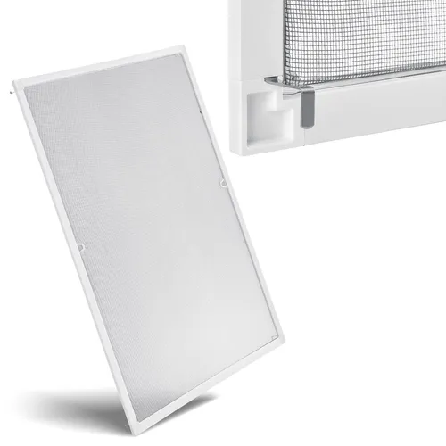 Juskys Insektenschutz-Fensterrahmen Fliegenschutzgitter, individuell kürzbar