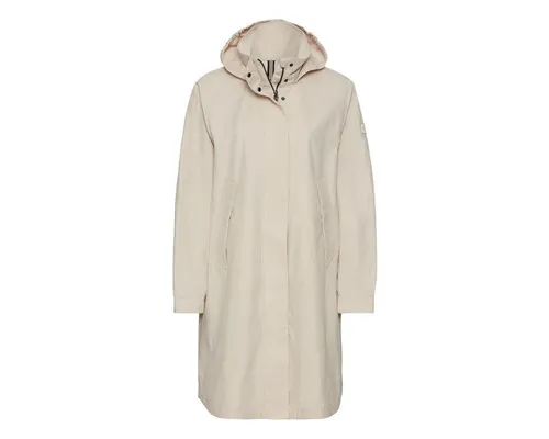 Camel Active Langmantel mit Kapuze in Beige, Größe 44 in braun von camel active