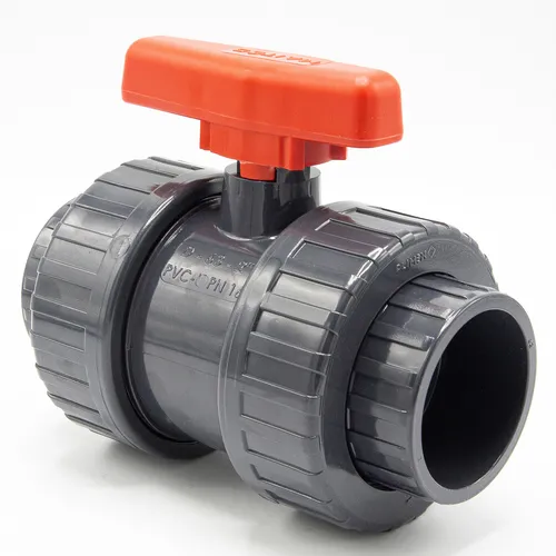 Produktbild PVC-Kugelhahn I 63mm I 1 1/2 Zoll I Klebemuffe I Absperrhahn 2-Wege I bm_146