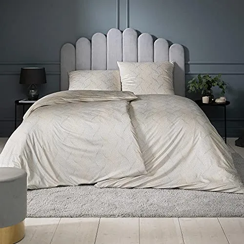 Estella Mako Jersey Bettwäsche 135x200 Ruben creme von ESTELLA