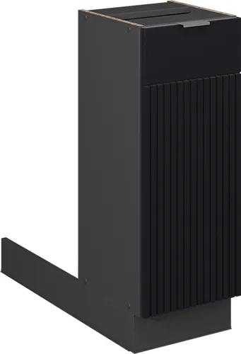 Vicco Unterschrank Fame-Line, Schwarz gestreift, 30 cm in schwarz von Vicco