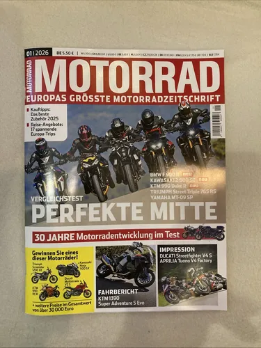 Motorrad 21/2025: Vergleichstest Sporttourer - Buch über Sporttourer mit Tests zu BMW R 1300 RS, Kawasaki Ninja 1100 SX SE und Suzuki GSX-S 1000 GT – ideal für Motorrad-Enthusiasten!