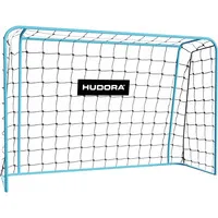 HUDORA® Start Fußballtor 180 – Langlebig und Stabil - Fußballtor mit pulverbeschichtetem Rahmen und wetterfestem Polyester, einfach aufzubauen dank praktischem Klicksystem und ideal für den Garten oder den Sportplatz.