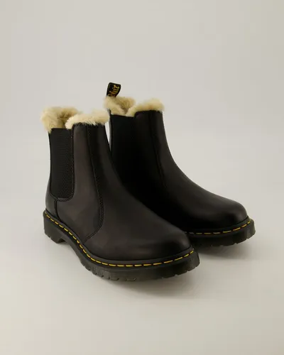 Dr. Martens Damen Chelsea Winter Boots, Schwarz, 42 EU - Wanderschuhe aus glattem Leder, ideal für stilvolle Outdoor-Abenteuer und optimalen Komfort in der kalten Jahreszeit.
