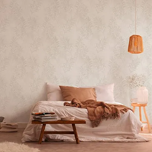 A.S. Création Tapete Floral Creme Beige Terra 389196 - Vliestapete Landhaus - 10,05 m x 0,53 m Made in Germany