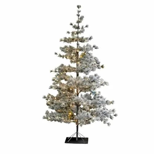 Loberon Weihnachtsbaum Sapi - Festliche Deko-Tanne mit LEDs - Künstliche Weihnachtsbäume mit natürlicher Nadelbaum-Optik und Kunstschnee-Beflockung. Inklusive 180 LEDs für stimmungsvolle Beleuchtung. Langlebig und nachhaltig aus nachwachsenden Rohstoffen.