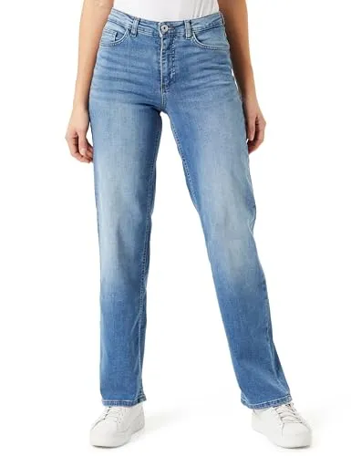 ICHI IHTWIGGY Damen Jeans Denim Hose Baumwollmischung Loose fit, Größe:W31/32, Farbe:Light Blue (19044)