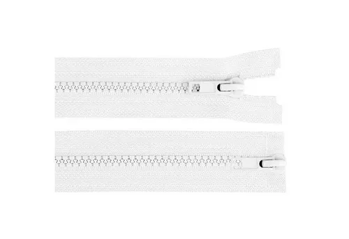 maDDma Reißverschluss 1 Reißverschluss 2-Wege 5mm 95cm teilbar Autolock Farbwahl, weiß