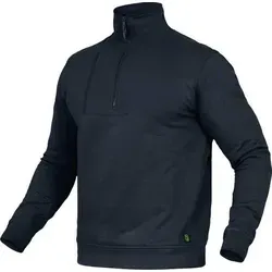 Zip-Sweatshirt-Flex-Line Marine - Größe XXL - Arbeits- & Schutzkleidung, robuster Zip-Sweater mit Kinnschutz, antibakterieller Ausrüstung und 60°C waschfest - ideal für den professionellen Einsatz.