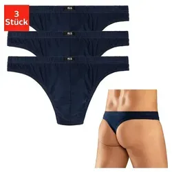 H.I.S String (Packung, 3-St) aus weichem Baumwoll-Stretch blau XXL