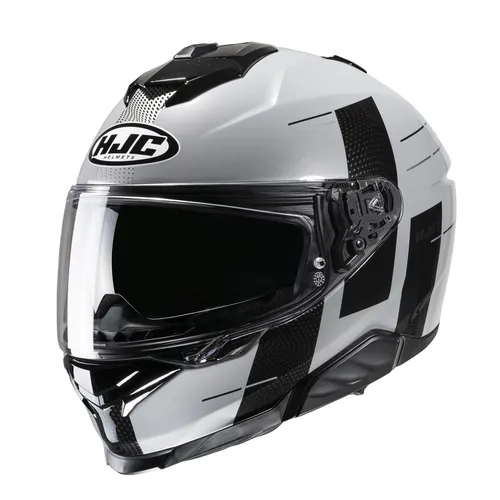 HJC i71 Peka Helm in Schwarz-Grau, Größe M für Männer von HJC Helmets