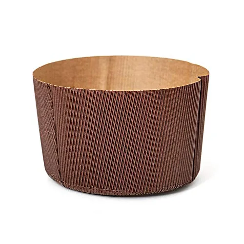 Decora 0320160 Panetinne Papierbackformen, 1000g, 5er pack, Schwarz