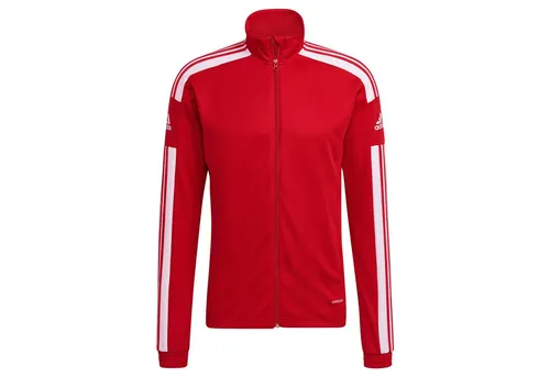 adidas Performance Squadra 21 Trainingsjacke - Trainingsjacke aus 100% Polyester in Rot, ideal für sportliche Aktivitäten und nachhaltig produziert.