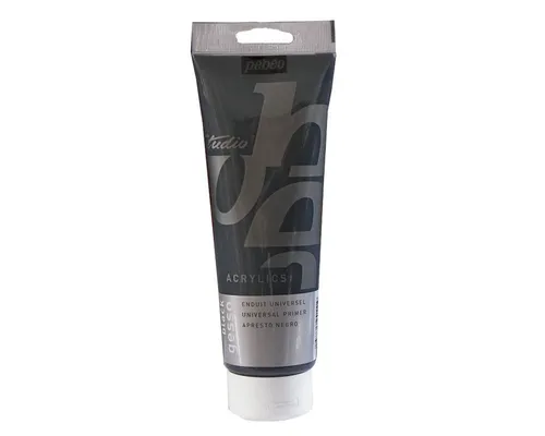Gesso schwarz PEBEO 250ml Grundierung für alle Maluntergründe Acrylfarbe Ölfarbe
