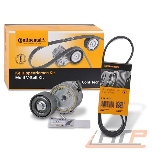 Produktbild CONTI KEILRIPPENRIEMENSATZ FÜR CITROEN BERLINGO, C3, C4, DS, OPEL ASTRA, CORSA 1.2