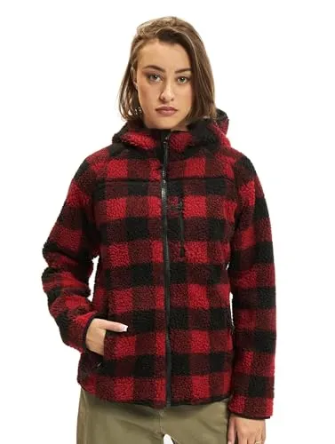 Brandit Ladies Teddyfleece Jacke rot/schwarz - XXL - Funktionsjacken mit hoher Wärmeleistung, perfekt für kalte Tage. Atmungsaktives Innenfutter und weiches Teddy-Fleece sorgen für angenehmen Tragekomfort und Stil.