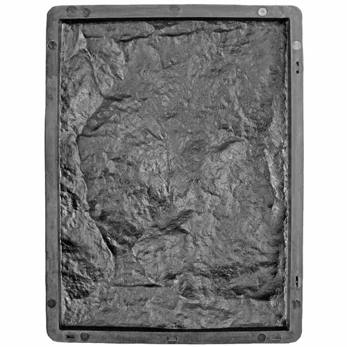 Schalungsform für Klinkersteine | Basaltoptik Viereck Mittel 19.6 x 26.6 x 3 cm