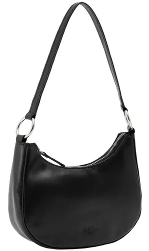 Gusti Leder Umhängetasche Kylie schwarz - Elegante Umhängetasche aus hochwertigem Rindsleder, ideal für den Alltag. Mit einem kompakten Design (22x18x7,5 cm) und stilvollem Schwarz ist sie der perfekte Begleiter.