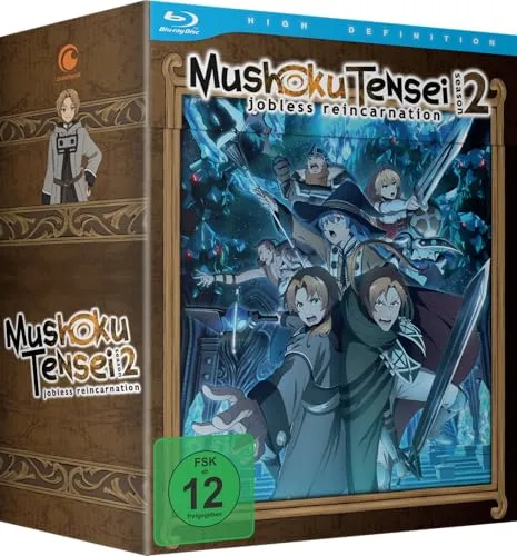 Mushoku Tensei: Jobless Reincarnation - Staffel 2 - Vol.1 - Blu-ray - Fantasy-Anime mit Sammelschuber, ideal für Fans und Sammler, freigegeben ab 12 Jahren.