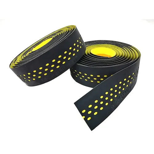 Deda Elementi Presa Lenkerband schwarz/gelb - Lenkerband für Rennräder in stylischem schwarz/gelb, bietet optimalen Grip und Komfort für lange Fahrten.