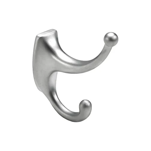 HETTICH Hut- und Mantelhaken, 13 x 46 x 38 mm, Aluminium Optik