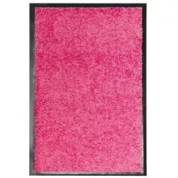 vidaXL Waschbare Fußmatte Rosa 40x60 cm in pink von vidaXL