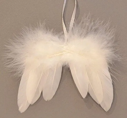 Federflügel Engelsflügel 9cm mit Schlaufe 6