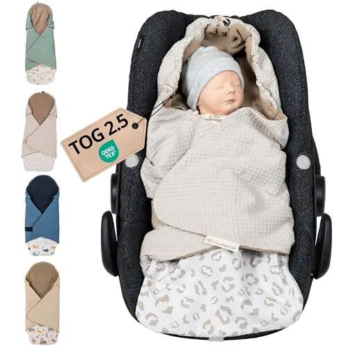 ULLENBOOM Einschlagdecke Auto & Kinderwagen 2,5 TOG Leo von ULLENBOOM