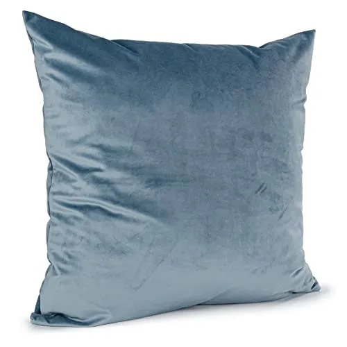 ANRO Kissenbezug Kissenhülle Kissen Deko-Kissen Sofa Kissen Couch Kissen Samt Petrol 50x50cm ohne Füllung