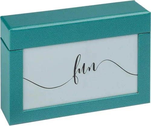 Walther Fotoalbum FB-116-K Fotobox 10x15 petrolgrün für 100 Fotos