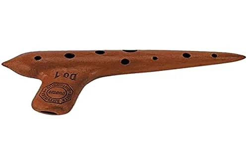 Gewa 700480 Ocarina Solist C-Stimmung 13 cm - Okarina aus Terrakotta, naturfarbig und unlackiert, inklusive Spielanleitung. Ideal für Einsteiger und Musikliebhaber, 13 cm groß.