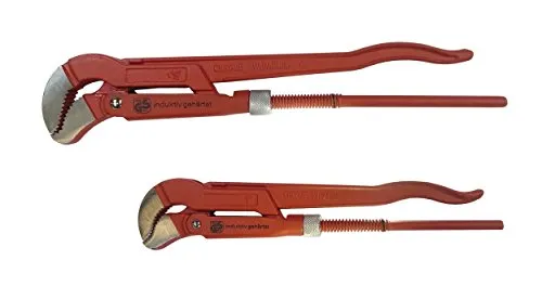 Rohrzangenset mit S-Maul, 2-tlg., 1