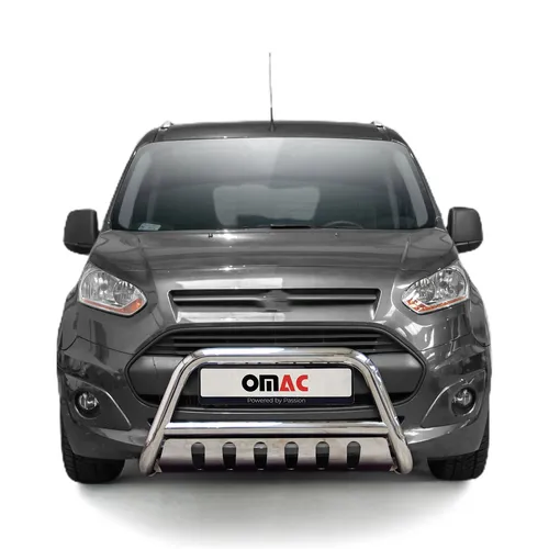 Frontbügel Frontschutzbügel für Ford Connect 2013-2018 mit ABE Edelstahl Silber - Robuster Frontschutzbügel aus rostfreiem Edelstahl für Ford Connect. Ideal für optimalen Schutz und langlebige Qualität. Perfekt für den täglichen Einsatz und einfache Montage.