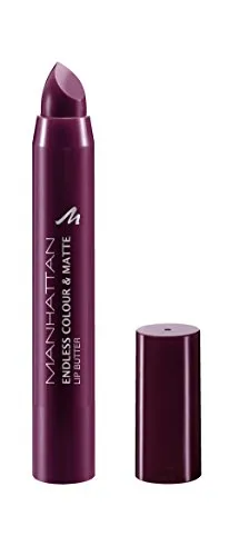 Manhattan Endless Colour & Matte Lip Butter – Lippenstift mit langanhaltendem Matt-Effekt in Mauve – Farbe Pumped! 970 – 1 x 3g