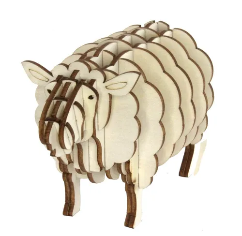SOL-EXPERT group Modellbausatz 3D Holz Puzzle Schaf