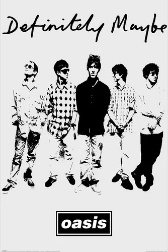 Poster Oasis - Definitely Band - Poster 61x91,5 cm