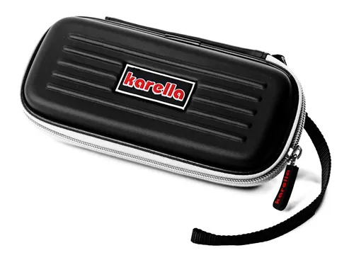 Karella Darttasche Dartcase schwarz | Etui Tasche Koffer für Dartpfeile Flight