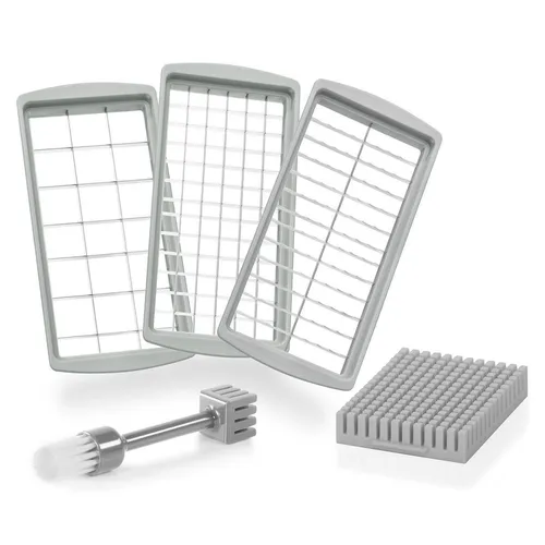 Genius Nicer Dicer Fun Zubehör XXl-Messereinatz Messer zerkleinerer Set 5tlg.