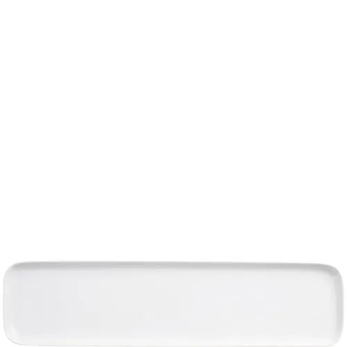 KAHLA BBQ Servierplatte Universal-Tablett 44 x 11cm - Servierplatten aus robustem Hartporzellan, ideal für Grillpartys. Mit vielseitigem Deckel, der als Platte oder Dip-Teller dient und Lebensmittel vor Wespen und Schmutz schützt.