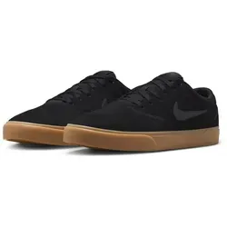 NIKE Herren Charge Suede Sneaker, Black/Anthracite-Black-Gum Light Brown, 42.5 EU - Herren-Sneaker mit stylischem Suede-Obermaterial, ideal für lässige Outfits und den täglichen Gebrauch.