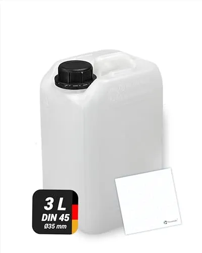 Trevendo Wasserkanister 3 Liter (DIN 45, Ø35 mm) von Trevendo