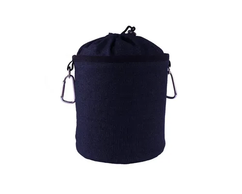 trendfinding Wäscheklammern Wäscheklammerbeutel aus Baumwolle-Denim/Denim mit zwei Karabinerhaken, Auf links Waschbar bei 40 Grad/bügelbar, Trockner auf niedriger Stufe