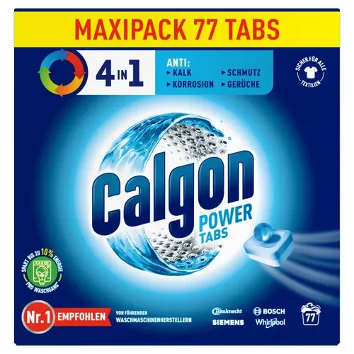 Calgon Tabs Waschmaschinen-Reinigungstabs 77 Stück 1197592 von Calgon