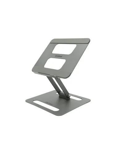 Contour Riser Laptopständer aus Stahl - Laptop-Ständer für ergonomisches Arbeiten, individuell einstellbar für optimale Sicht und Nackenentlastung, perfekt für kleine Büros oder Home Office.