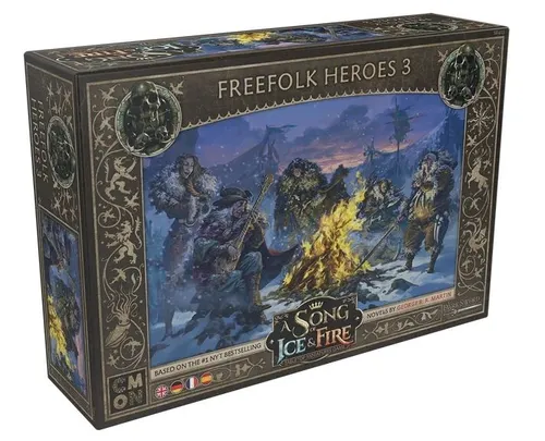 CMON, A Song of Ice Fire Helden des Freien Volks 3 - Erweiterung für Tabletop, strategisches Expertenspiel für 2 Spieler, ab 14 Jahren, kämpfe um die Herrschaft über Westeros